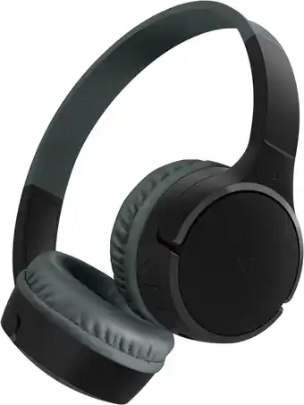 Amazon Belkin SoundForm Mini draadloze koptelefoon voor kinderen met ingebouwde microfoon, 30 uur luistertijd en leuke stickers - He aanbieding