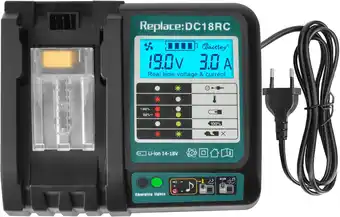Amazon Powarobor Vervangende Oplader DC18RC DC18RA Accu Snellader voor Makita 14.4V~18V Li-Ion Schuif accu's BL1440 BL1815 BL1830 BL aanbieding
