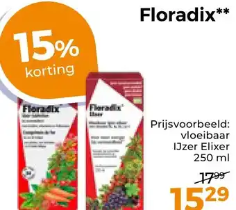 Trekpleister Floradix** aanbieding