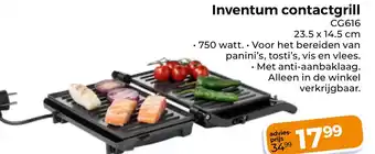 Trekpleister Inventum contactgrill aanbieding