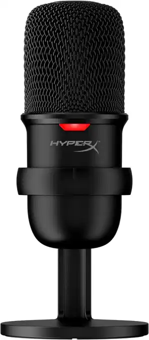 Amazon HyperX SoloCast USB-condensatormicrofoon voor gaming, pc, PS4 en Mac, One Touch Mute Sensor, Cardioid Polar Pattern, Gaming, aanbieding