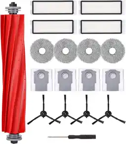 Amazon Accessoireset voor Roborock Q Revo, reserveonderdeelset voor Roborock Q Revo, 4 zijborstels, 4 filters, 4 stofopvangzakken, 4 aanbieding