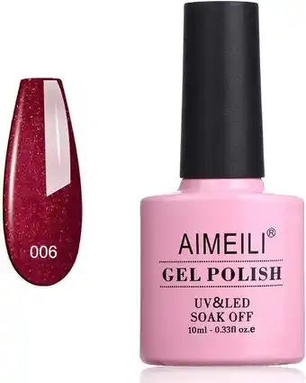 Amazon AIMEILI Gel Nagellak UV LED Gellack Soak Off Gel Polish (006) 10ml aanbieding