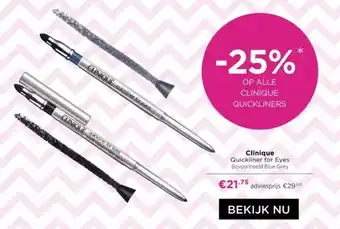 ICI Paris XL Clinique Quickliner for Eyes aanbieding