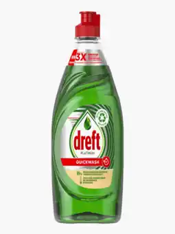 Flink Dreft Platinum Quickwash Afwasmiddel Original 350ml aanbieding