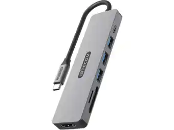 MediaMarkt Sitecom 7 In 1 Usb-c Pd Multiport Adapter aanbieding