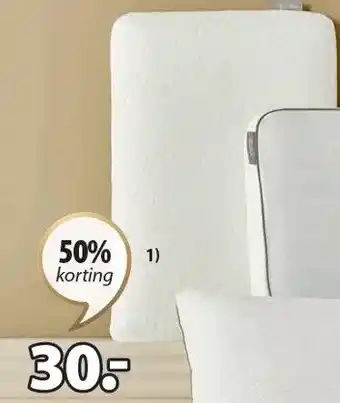 Jysk VIGLEN TRAAGSCHUIM KUSSEN aanbieding
