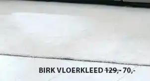 Jysk BIRK VLOERKLEED aanbieding