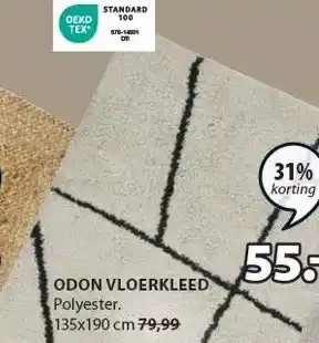 Jysk ODON VLOERKLEED aanbieding