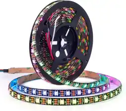 Amazon BTF-LIGHTING WS2812E Led-strip, eco, RGB, legering, 5050SMD, programmeerbaar, 5 meter, 60 pixels per meter, dus 300 pixels in aanbieding