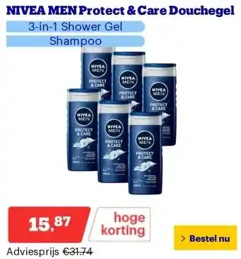 Bol.com NIVEA MEN Protect & Care Douchegel aanbieding