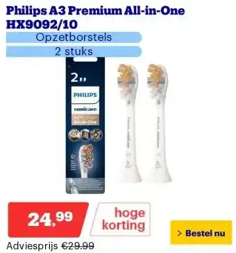 Bol.com Philips A3 Premium All-in-One HX9092/10 aanbieding