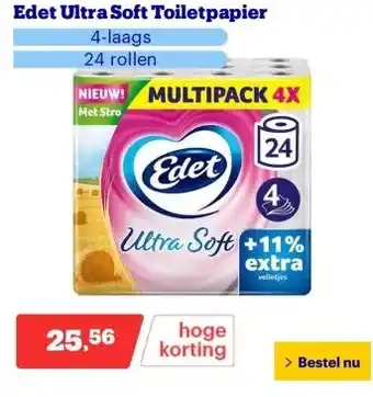 Bol.com Edet Ultra Soft Toiletpapier aanbieding