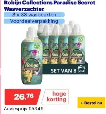 Bol.com Robijn Collections Paradise Secret Wasverzachter aanbieding