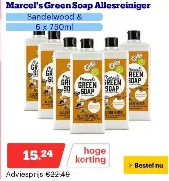 Bol.com Marcel's Green Soap Allesreiniger aanbieding