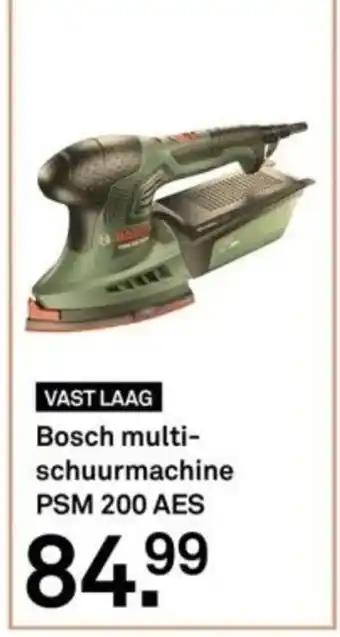 Karwei Bosch multi schuurmachine PSM 200 AES aanbieding