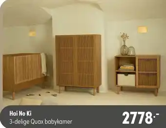 Baby & Tiener Hai No Ki 3-delige Quax babykamer aanbieding