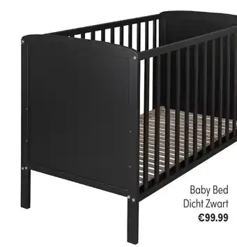 Baby & Tiener Baby Bed Dicht Zwart aanbieding