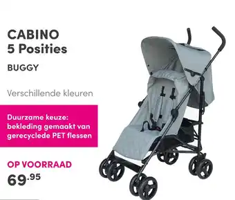 Baby & Tiener CABINO 5 Posities BUGGY aanbieding