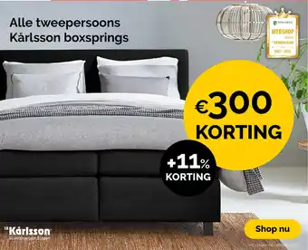 Beter Bed Alle tweepersoons Kårlsson boxsprings aanbieding