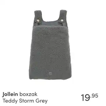 Baby & Tiener Jollein boxzak Teddy Storm Grey aanbieding