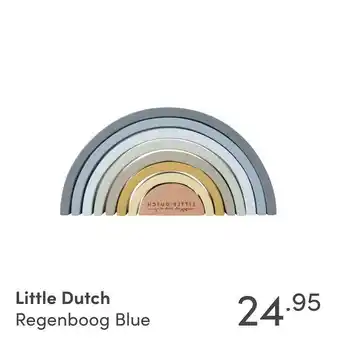 Baby & Tiener Little Dutch Regenboog Blue aanbieding