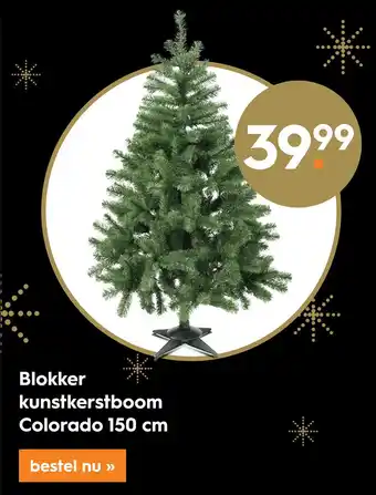 Blokker Blokker kunstkerstboom aanbieding