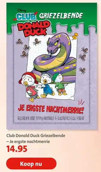 Bruna Club Donald Duck Griezelbende - Je ergste nachtmerrie aanbieding