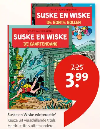 Bruna Suske en Wiske winteractie aanbieding