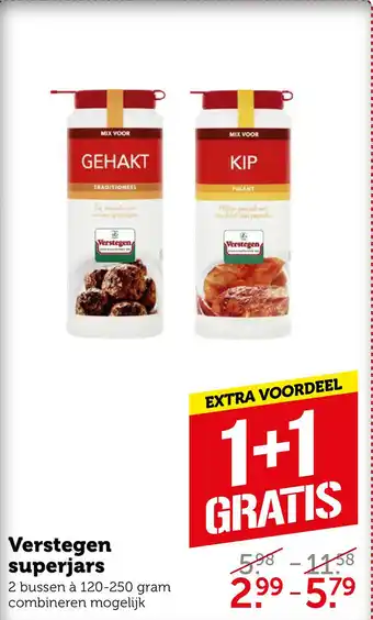 Coop Verstegen superjars aanbieding