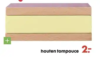 HEMA houten tompouce aanbieding