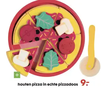 HEMA houten pizza in echte pizzadoos aanbieding