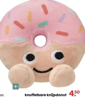 HEMA knuffelbare knijpdonut aanbieding