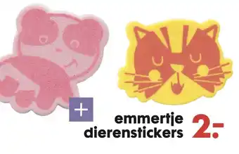 HEMA emmertje dierenstickers aanbieding