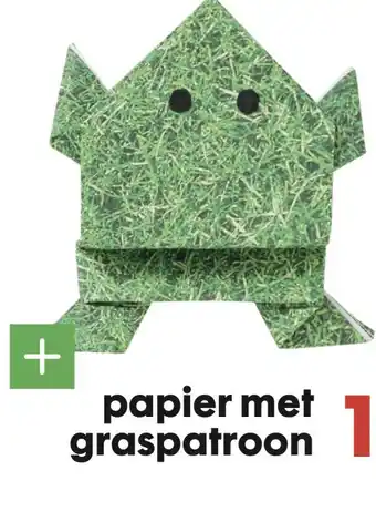 HEMA papier met graspatroon aanbieding