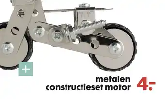 HEMA metalen constructieset motor aanbieding