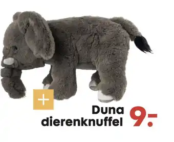 HEMA Duna dierenknuffel aanbieding