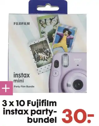 HEMA 3x 10 Fujifilm instax party- bundel aanbieding