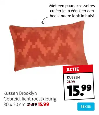 Intratuin Kussen Brooklyn aanbieding