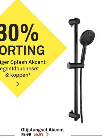 Karwei Gliistangset Akcent aanbieding