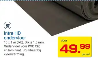 Kluswijs Intra HD ondervloer aanbieding