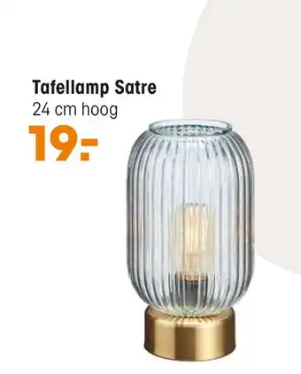 Kwantum Tafellamp Satre Zwart aanbieding