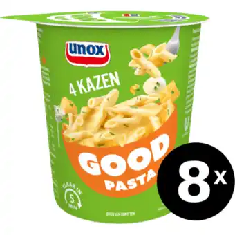 Jumbo Unox Good Pasta 4-Kazensaus 8 x 66g aanbieding