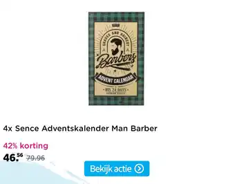 Plein.nl 4x Sence Adventskalender Man Barber aanbieding