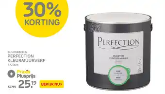 Praxis PERFECTION KLEURMUURVERF aanbieding