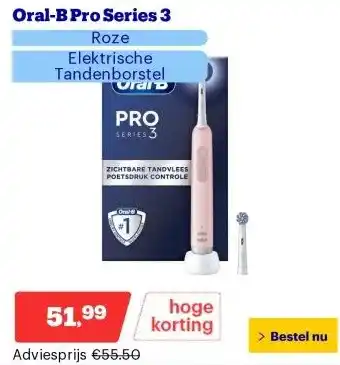 Bol.com Oral-B Pro Series 3 aanbieding