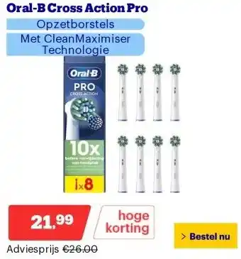 Bol.com Oral-B Cross Action Pro aanbieding