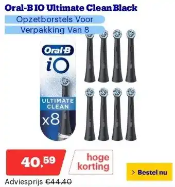 Bol.com Oral-B IO Ultimate Clean Black aanbieding