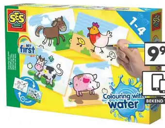 Top1Toys SES My First Kleuren Met Water Boerderij aanbieding