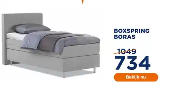 TotaalBED BOXSPRING BORAS aanbieding